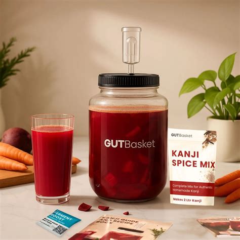 Fermentation Jars with Airlock – 1L, 2L & 4L Glass Jars | Gutbasket