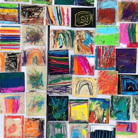 Chalk Pastels and Sandpaper - Messy Preschool Art - Friends Art Lab