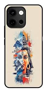 ZMAG Trishul & Mountains Shiva Design Premium Printed Design Back Cover ...