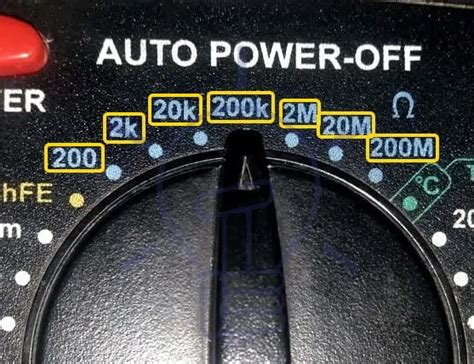 Image result for Multimeter How to Read Resistance