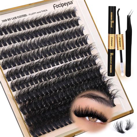 Lash Extension Kit Thick Eyelash Extension Kit 10-18mm Fluffy Lash ...