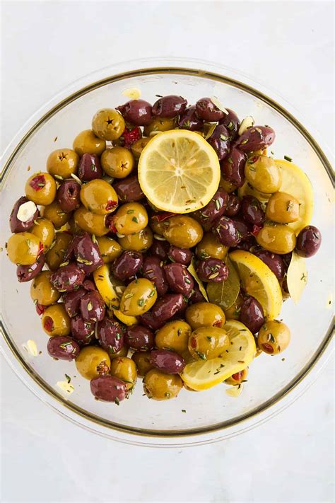 Marinated Olives Recipe - Food Dolls