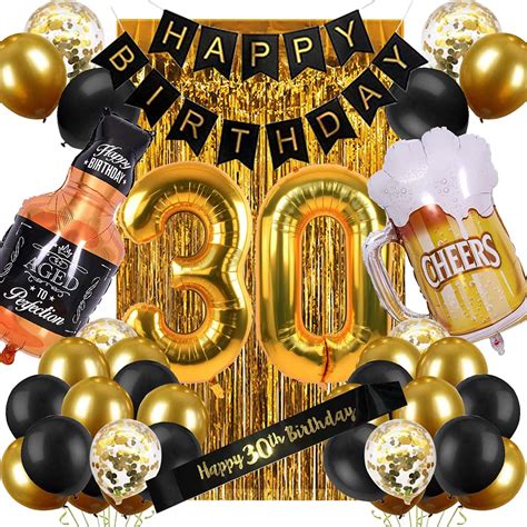 30th Birthday Decorations For Him Men Happy 30 Bday Decor | Desertcart ...