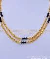 Buy Muslim Wedding Thali Designs Double Line Crystal Karugamani Chain