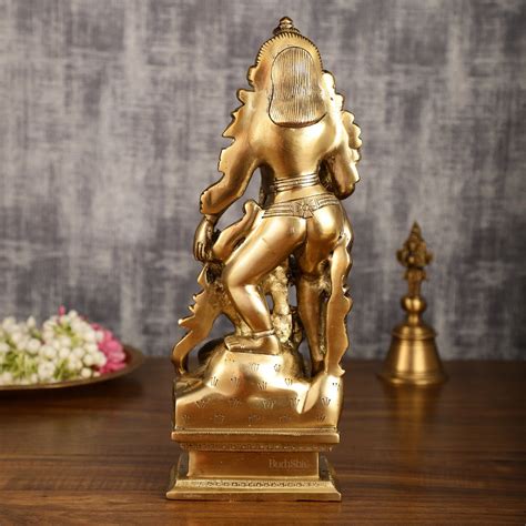 Pure Brass Kamadev and Rati Idol | 13 Inch Height | Vintage Brass Fini ...