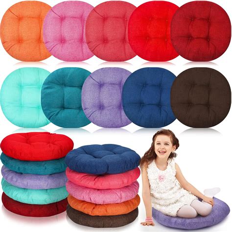 Amazon.com: Thyle 10 Pcs Meditation Floor Cushion Bulk Meditation Floor ...