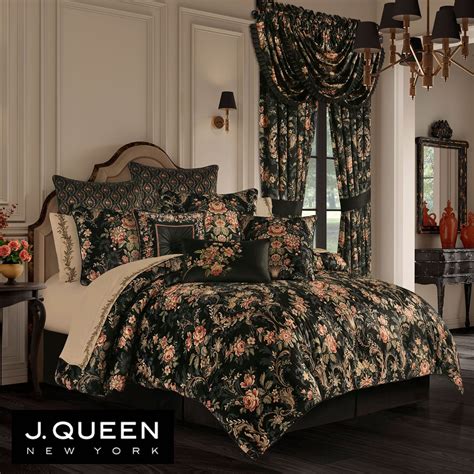 Black And Floral Comforter Set at Nick Mendoza blog