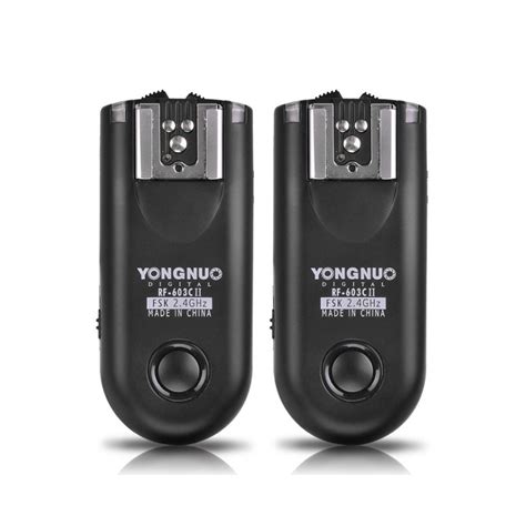 Yongnuo RF-603C-II-C3 Wireless Remote Flash Trigger Kit for Canon 1D 5D ...