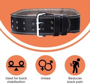 SKUDGEAR Leather Weight Lifting Belt,Adjustable Gym Belt,Back Support ...