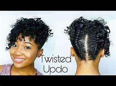 Hairstyles For Black With Relaxed Hair by Curly Twisted Pin Updo Relaxed Hair Tutorial Hairstyles For Black With Relaxed Hair