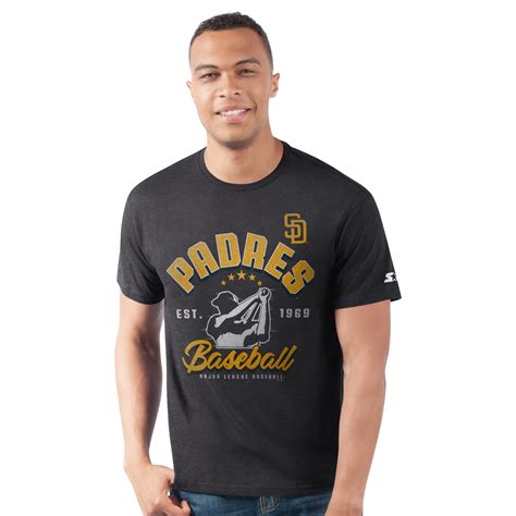 Men's San Diego Padres Starter Black Prime Time Batter T-Shirt