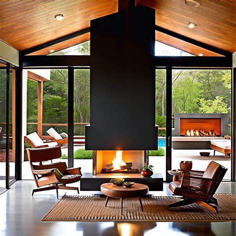 20 Mid Century Modern Fireplace Ideas to Inspire Your Home Decor