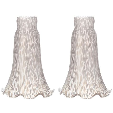 Tulip Lily Replacement Shades Lily Lampshade Only 2 Pack Orange Tulip