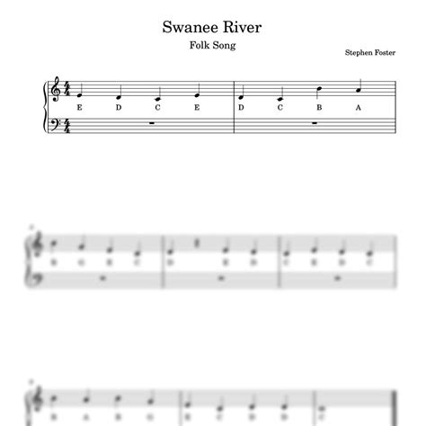 Swanee River Sheet Music