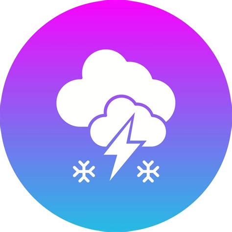Snow storm icon | Premium Vector