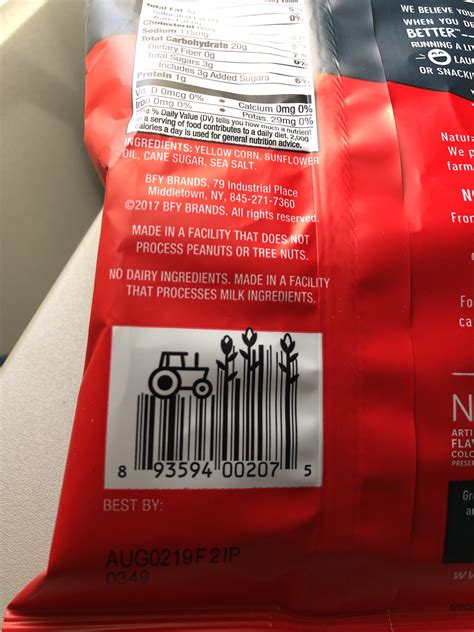 PopCorners Kettle corn chips. JetBlue : r/BarcodePorn