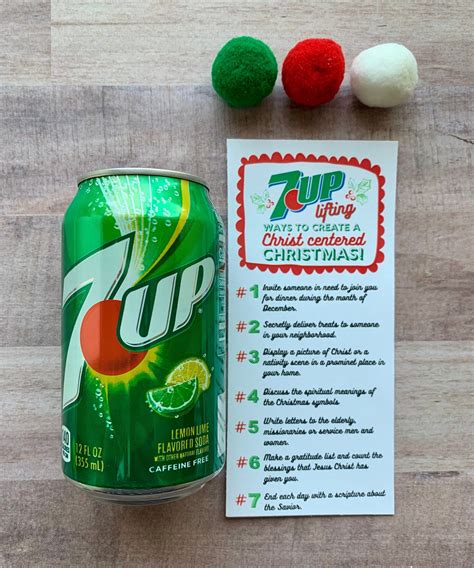 INSTANT DOWNLOAD 7 UP Christmas Printables Christ Centered Tags Acts of ...