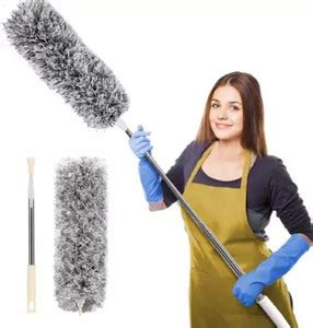 FLEXCY Cleaning Duster extendable Long Rod Wet and Dry Duster Wet and ...
