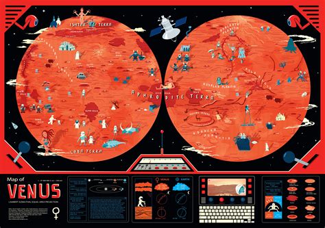 Map Of Planet Venus