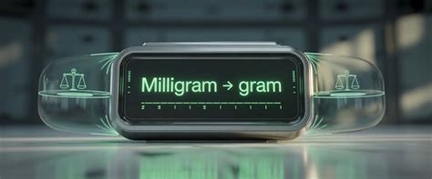 Milligrams To Grams Unit Conversion Calculator Chart