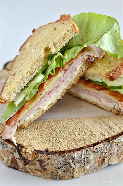 The BEST Ham and Turkey Sandwich - This Vivacious Life
