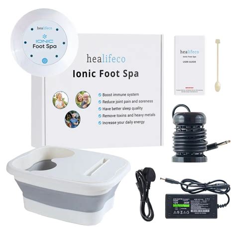 Healifeco Ionic Foot Spa | Detox & Cleanse Bath at Home | Remove Toxins ...