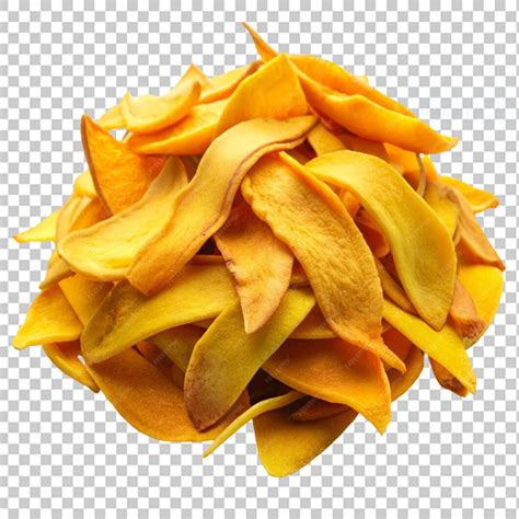 Pile of mango peels on transparent background | Premium AI-generated PSD