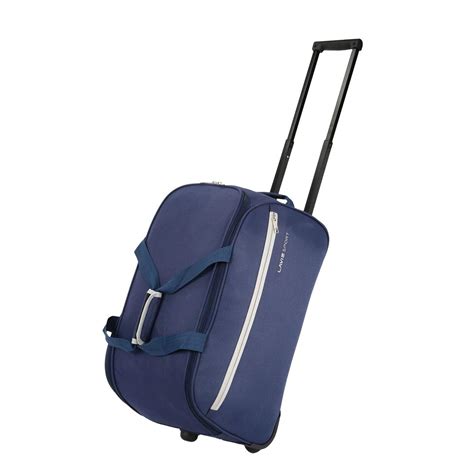 Lavie Polyester Sport Polar X Duffel Trolley Bag (Blue) : Amazon.in ...