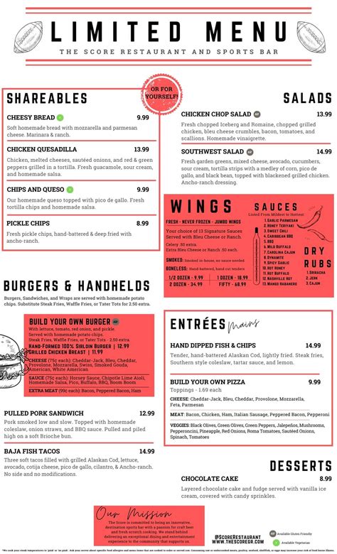 RESERVATIONS - The Score