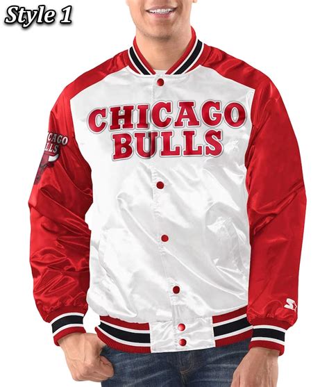 Varsity Satin Starter Renegade Chicago Bulls Jacket