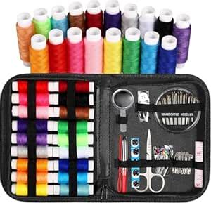 Styllent 85 PCS Sewing Kit, Portable Sewing kit Box Sewing Supplies ...