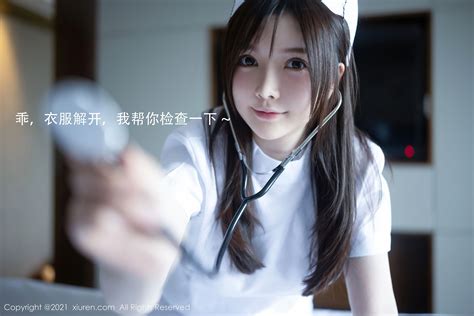 [秀人XIUREN] No.3114 糯美子MINIbabe - 洁白动人的护士制服主题系列 - 微图坊