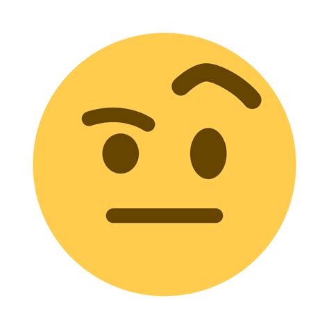 🤨 Face With Raised Eyebrow Emoji - What Emoji 🧐