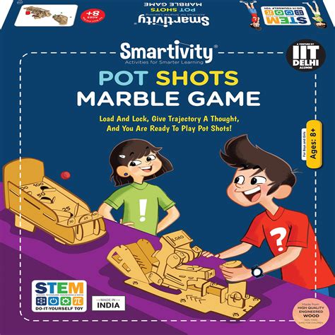 Smartivity Pot Shot Marble Game STEM DIY Fun Toys, Educational ...