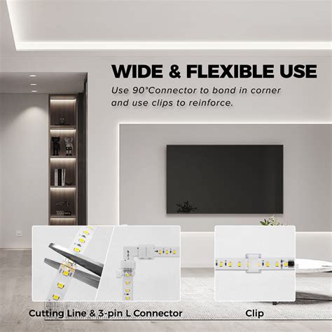 Image result for White Chasing LED String Strip Lights