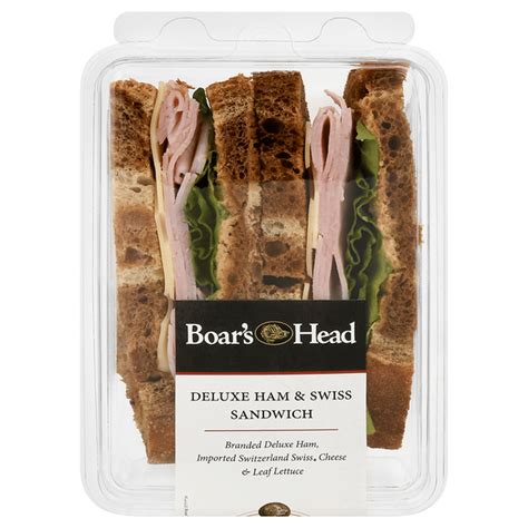 Boar's Head Sandwich, Deluxe Ham & Swiss (7.75 each) Delivery or Pickup ...