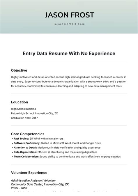 Creating A Resume With No Experience: Tips and Strategies to Stand Out ...