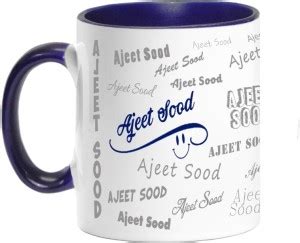 PrintAttic Me, Myself & I - Ajeet Sood, Ceramic Coffee, 325ml Ceramic ...