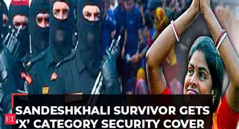 Sandeshkhali survivor and BJP's Basirhat candidate Rekha Patra gets 'X ...