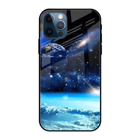 Crepes Sky/Universe/Galaxy Designer Printed Glass Case Mobile Back ...