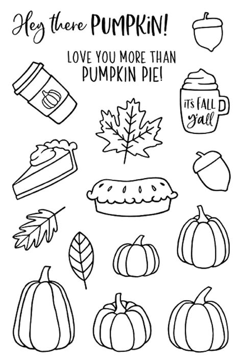 fall themed drawings easy