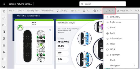 Image result for Using Buttons in Power Bi