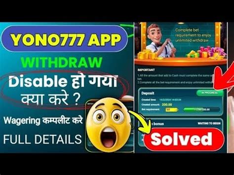Yono777 Withdrawal Policies