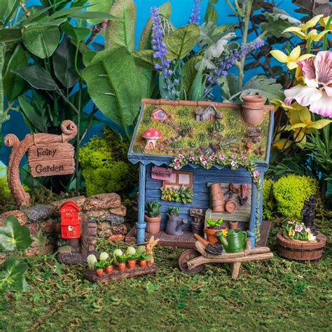 Fairy Garden Accessories Rustic Hay Feeder Miniature Fairy Garden