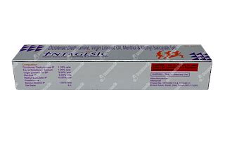 Intagesic Gel 30gm: Uses, Side Effects, Price & Substitutes