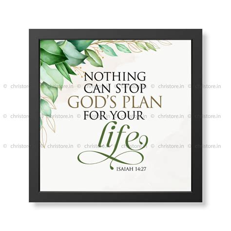 Nothing Can Stop God's Plan For Your Life - Isaiah 14:27 – Christore