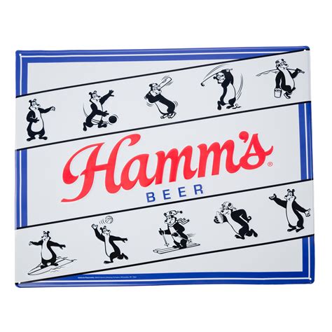 Hamm's Sports Bear Metal Sign – Hamm's Shop