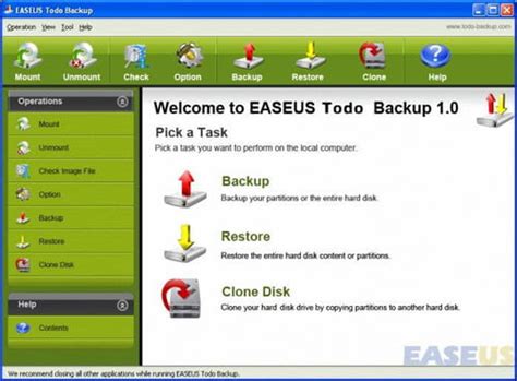 Baixar a última versão do EaseUS Todo Backup grátis em Português no CCM ...