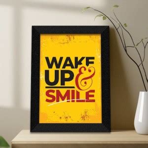 saf Motivational quotes UV textured Wall Painting with Frame Digital ...