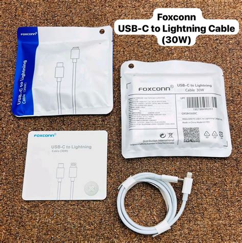 Foxconn Type C To Iphone Cable 30w